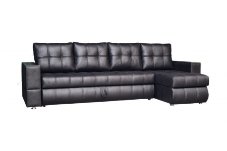 Диван угловой Камертон-1 (1,9х0,65/4 подушки, подлокотники декор)